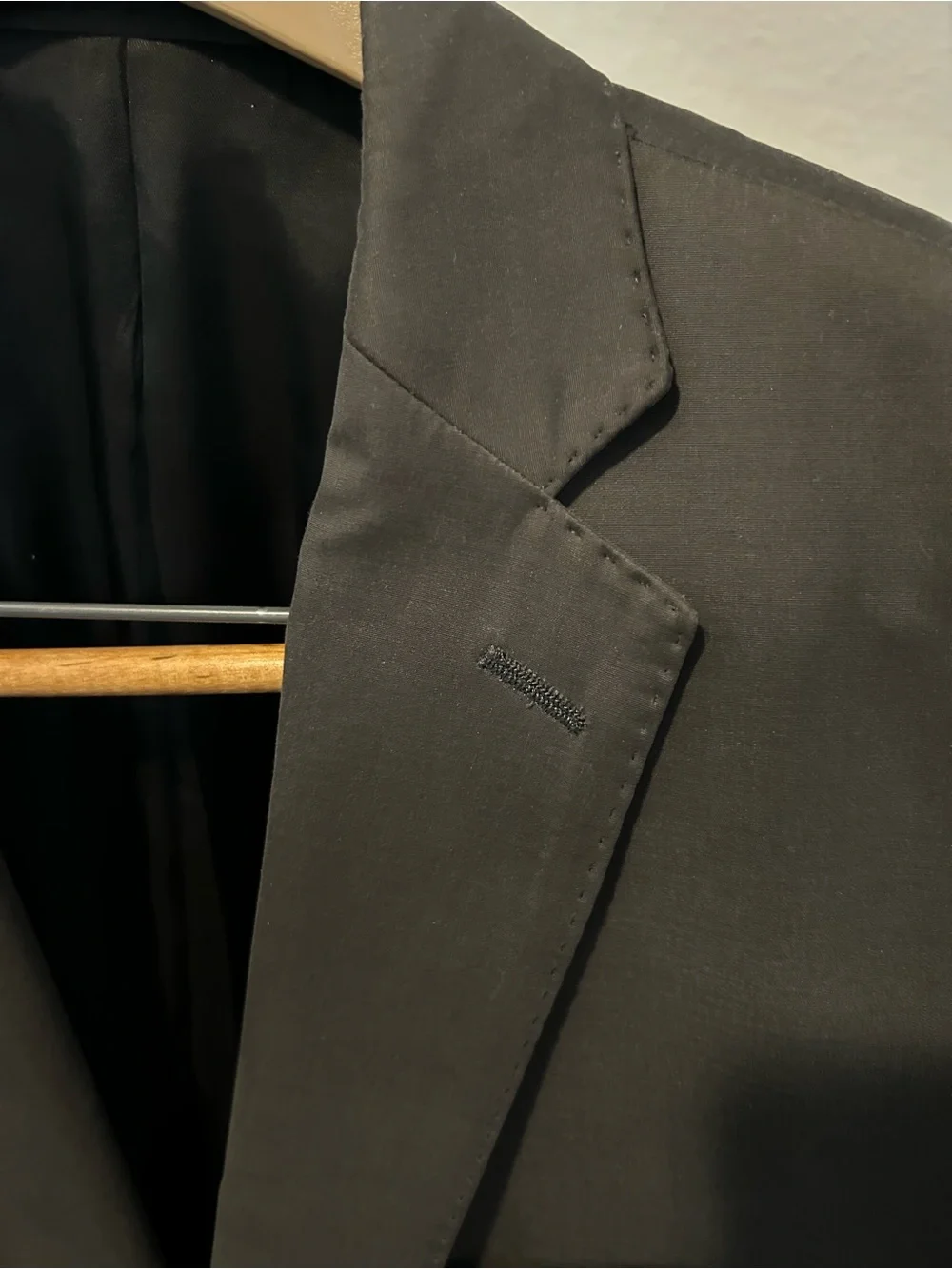 Calvin Klein Men's Dark Gray Two-Button Blazer